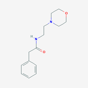 molecular formula C14H20N2O2 B257275 N-[2-(4-morpholinyl)ethyl]-2-phenylacetamide 
