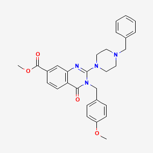 molecular formula C29H30N4O4 B2572763 1-acetyl-N-cyclopentyl-3,3-dimethylindoline-5-sulfonamide CAS No. 1112438-26-2