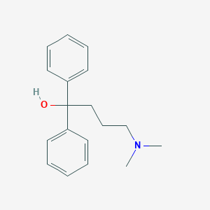 molecular formula C18H23NO B257278 4-(Dimethylamino)-1,1-diphenylbutan-1-ol 