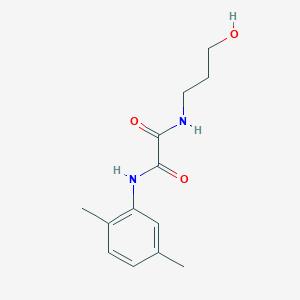 N'-(2,5-dimethylphenyl)-N-(3-hydroxypropyl)oxamide