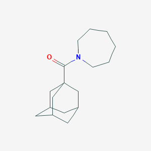 molecular formula C17H27NO B257282 1-(1-Adamantylcarbonyl)azepane 