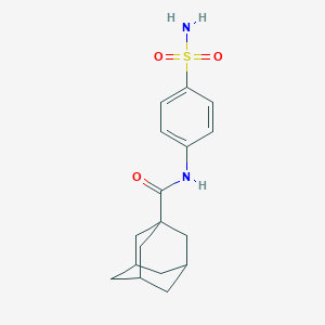 molecular formula C17H22N2O3S B257285 N-(4-sulfamoylphenyl)adamantane-1-carboxamide 