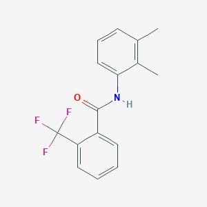 molecular formula C16H14F3NO B257292 N-(2,3-dimethylphenyl)-2-(trifluoromethyl)benzamide 