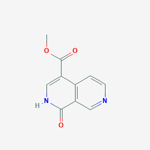 molecular formula C10H8N2O3 B2572928 Methyl 1-oxo-2H-2,7-naphthyridine-4-carboxylate CAS No. 2416230-54-9