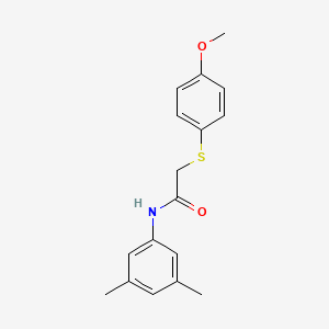 N-(3,5-dimethylphenyl)-2-((4-methoxyphenyl)thio)acetamide