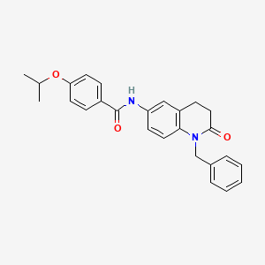 N-(1-benzyl-2-oxo-1,2,3,4-tetrahydroquinolin-6-yl)-4-isopropoxybenzamide