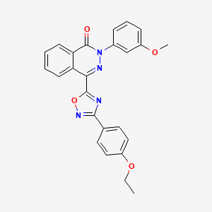 4-(3-(4-ethoxyphenyl)-1,2,4-oxadiazol-5-yl)-2-(3-methoxyphenyl)phthalazin-1(2H)-one