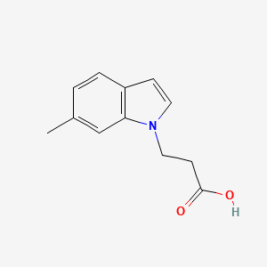 molecular formula C12H13NO2 B2573004 3-(6-methyl-1H-indol-1-yl)propanoic acid CAS No. 1094754-84-3