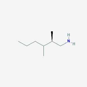 molecular formula C8H19N B2573013 (2R)-2,3-Dimethylhexan-1-amine CAS No. 2248221-06-7