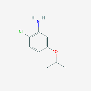 molecular formula C9H12ClNO B2573025 2-Chloro-5-isopropoxyaniline CAS No. 109421-13-8