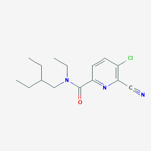 5-Chloro-6-cyano-N-ethyl-N-(2-ethylbutyl)pyridine-2-carboxamide