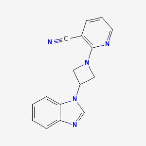 2-[3-(Benzimidazol-1-yl)azetidin-1-yl]pyridine-3-carbonitrile