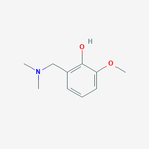 molecular formula C10H15NO2 B257306 2-[(Dimethylamino)methyl]-6-methoxyphenol 
