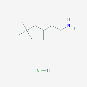 3,5,5-Trimethylhexan-1-amine hydrochloride