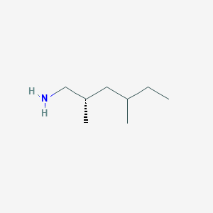(2S)-2,4-Dimethylhexan-1-amine