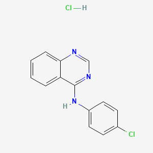 N4-(4-chlorophenyl)-4-quinazolinamine 4-chlorophenyl(4-quinazolinyl)amine hydrochloride