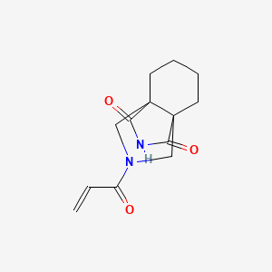 11-Prop-2-enoyl-8,11-diazatricyclo[4.3.3.01,6]dodecane-7,9-dione