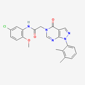 N-(5-chloro-2-methoxyphenyl)-2-(1-(2,3-dimethylphenyl)-4-oxo-1H-pyrazolo[3,4-d]pyrimidin-5(4H)-yl)acetamide