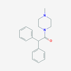 molecular formula C19H22N2O B257314 1-(Diphenylacetyl)-4-methylpiperazine 