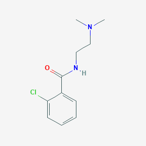 molecular formula C11H15ClN2O B257316 2-chloro-N-[2-(dimethylamino)ethyl]benzamide 
