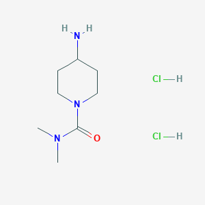 4-Amino-N,N-dimethylpiperidine-1-carboxamide;dihydrochloride