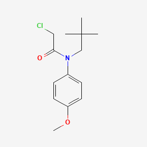 molecular formula C14H20ClNO2 B2573192 2-Chloro-N-(2,2-dimethylpropyl)-N-(4-methoxyphenyl)acetamide CAS No. 1397239-06-3