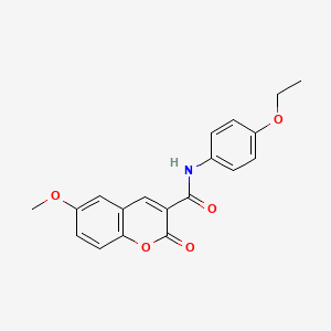 N-(4-ethoxyphenyl)-6-methoxy-2-oxo-2H-chromene-3-carboxamide