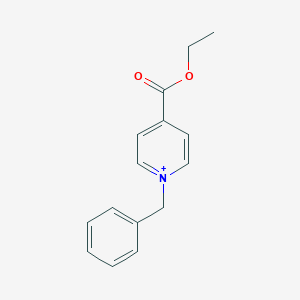 molecular formula C15H16NO2+ B257325 1-Benzyl-4-(ethoxycarbonyl)pyridinium 