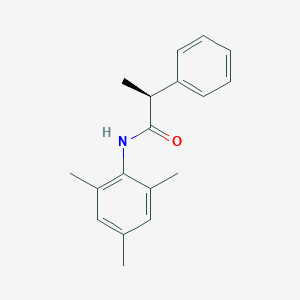 molecular formula C18H21NO B257326 N-mesityl-2-phenylpropanamide 