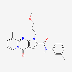 1-(3-methoxypropyl)-9-methyl-4-oxo-N-(m-tolyl)-1,4-dihydropyrido[1,2-a]pyrrolo[2,3-d]pyrimidine-2-carboxamide