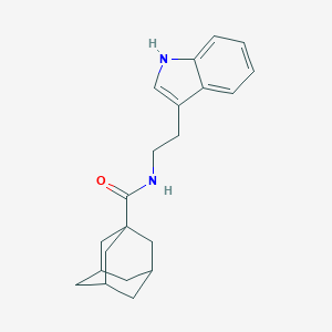 molecular formula C21H26N2O B257327 N-[2-(1H-indol-3-yl)ethyl]-1-adamantanecarboxamide 