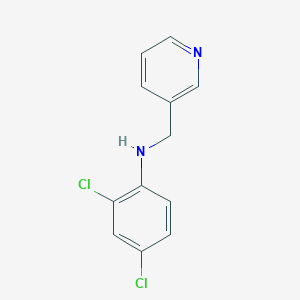 molecular formula C12H10Cl2N2 B2573276 2,4-dichloro-N-(pyridin-3-ylmethyl)aniline CAS No. 84324-64-1