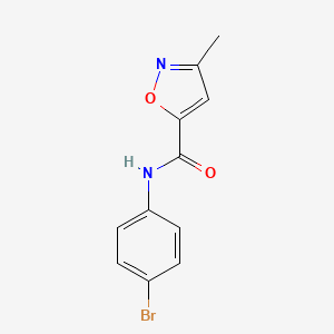 N-(4-bromophenyl)-3-methylisoxazole-5-carboxamide