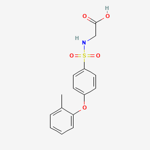 ((4-(o-Tolyloxy)phenyl)sulfonyl)glycine