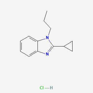 2-cyclopropyl-1-propyl-1H-benzo[d]imidazole hydrochloride