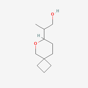 B2573353 2-(6-Oxaspiro[3.5]nonan-7-yl)propan-1-ol CAS No. 2248394-70-7