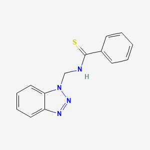 N-(1H-1,2,3-Benzotriazol-1-ylmethyl)benzenecarbothioamide