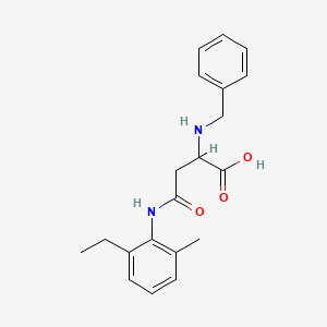 2-(Benzylamino)-4-((2-ethyl-6-methylphenyl)amino)-4-oxobutanoic acid