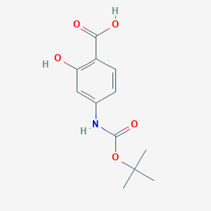 4-{[(Tert-butoxy)carbonyl]amino}-2-hydroxybenzoic acid