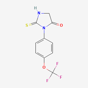 2-sulfanyl-1-[4-(trifluoromethoxy)phenyl]-4,5-dihydro-1H-imidazol-5-one