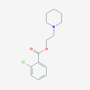 molecular formula C14H18ClNO2 B257339 2-Piperidinoethyl o-chlorobenzoate 