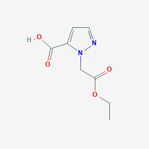 2-(2-Ethoxy-2-oxoethyl)pyrazole-3-carboxylic acid