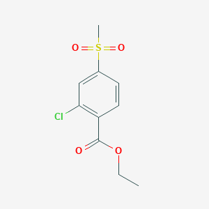 Ethyl 2-chloro-4-(methylsulfonyl)-benzoate