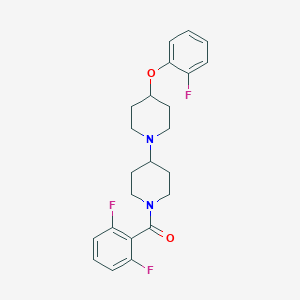(2,6-Difluorophenyl)(4-(2-fluorophenoxy)-[1,4'-bipiperidin]-1'-yl)methanone
