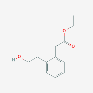 Ethyl 2-[2-(2-hydroxyethyl)phenyl]acetate
