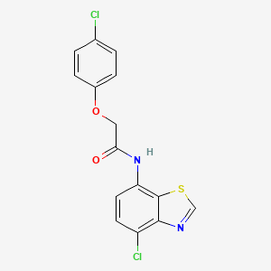 N-(4-chloro-1,3-benzothiazol-7-yl)-2-(4-chlorophenoxy)acetamide