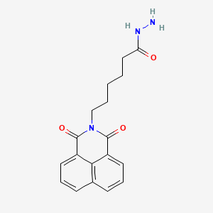 molecular formula C18H19N3O3 B2573419 6-(1,3-dioxo-1H-benzo[de]isoquinolin-2(3H)-yl)hexanehydrazide CAS No. 446278-70-2