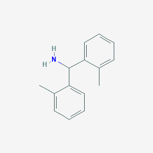 molecular formula C15H17N B2573449 Bis(2-methylphenyl)methanamine CAS No. 246853-44-1
