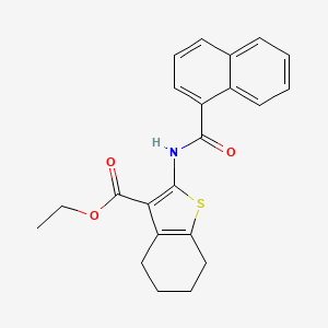 Ethyl 2-(naphthalene-1-carbonylamino)-4,5,6,7-tetrahydro-1-benzothiophene-3-carboxylate