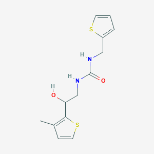 1-(2-Hydroxy-2-(3-methylthiophen-2-yl)ethyl)-3-(thiophen-2-ylmethyl)urea